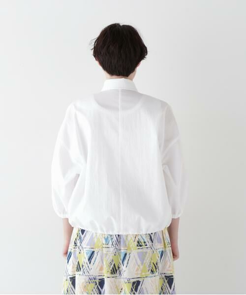 human woman / ヒューマンウーマン シャツ・ブラウス | ◆サッカーブラウス | 詳細13