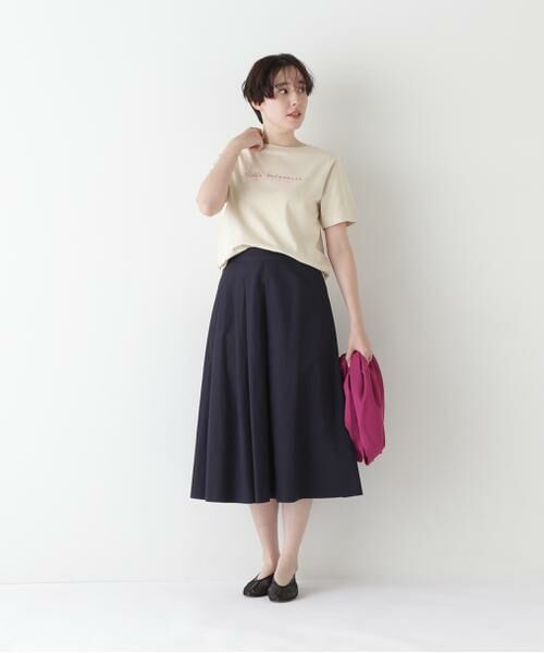 human woman / ヒューマンウーマン スカート | ◆Ｃ／Ｌウェザーアシンメトリータックスカート | 詳細4