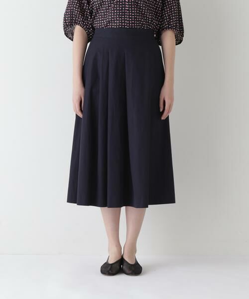 human woman / ヒューマンウーマン スカート | ◆Ｃ／Ｌウェザーアシンメトリータックスカート | 詳細5