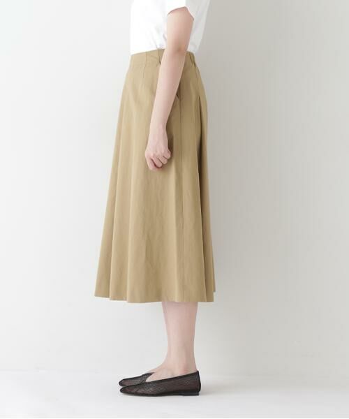 human woman / ヒューマンウーマン スカート | ◆Ｃ／Ｌウェザーアシンメトリータックスカート | 詳細12