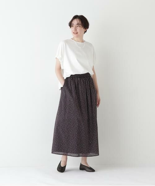 human woman / ヒューマンウーマン スカート | ◆プリントギャザーフレアースカート | 詳細4
