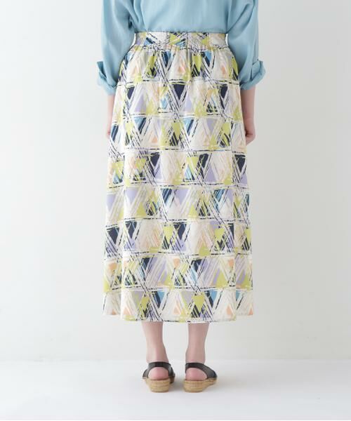 human woman / ヒューマンウーマン スカート | ◆プリントギャザーフレアースカート | 詳細15