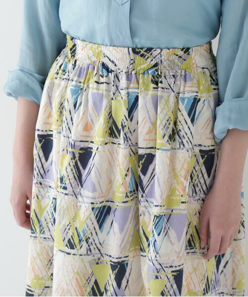 human woman / ヒューマンウーマン スカート | ◆プリントギャザーフレアースカート | 詳細16