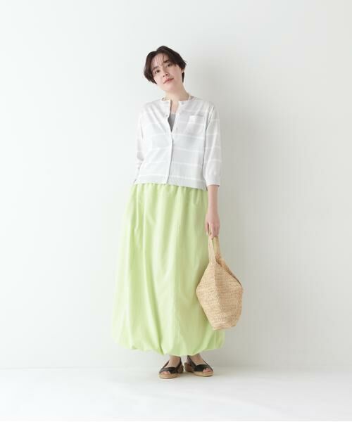 human woman / ヒューマンウーマン スカート | ◆ドライポリエステルストレッチポプリンスカート | 詳細4