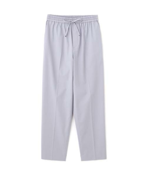 human woman / ヒューマンウーマン パンツ | 【接触冷感】ポプリンストレッチドローストリングテーパードパンツ | 詳細1