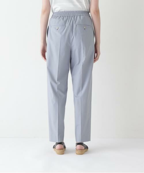 human woman / ヒューマンウーマン パンツ | 【接触冷感】ポプリンストレッチドローストリングテーパードパンツ | 詳細7