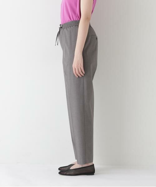 human woman / ヒューマンウーマン パンツ | 【接触冷感】ポプリンストレッチドローストリングテーパードパンツ | 詳細15