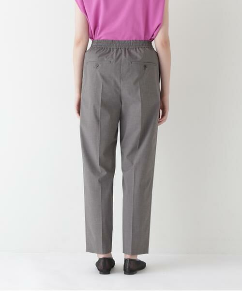 human woman / ヒューマンウーマン パンツ | 【接触冷感】ポプリンストレッチドローストリングテーパードパンツ | 詳細16