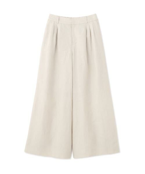 human woman / ヒューマンウーマン パンツ | ◆リネンタック入りバギーパンツ | 詳細1