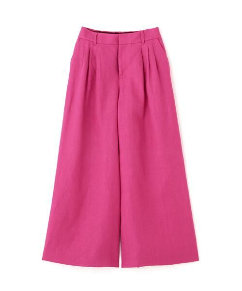 human woman / ヒューマンウーマン パンツ | ◆リネンタック入りバギーパンツ | 詳細15