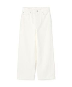 human woman / ヒューマンウーマン パンツ | セミワイドホワイトデニム