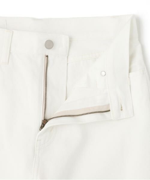 human woman / ヒューマンウーマン パンツ | セミワイドホワイトデニム | 詳細1