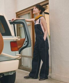 human woman / ヒューマンウーマン ワンピース | ◆UNIVERSAL OVER ALL　コラボ　サロペット