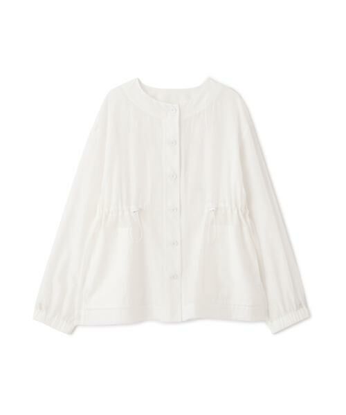 human woman / ヒューマンウーマン テーラードジャケット | ◆シアータフタユーティリティノーカラージャケット | 詳細1