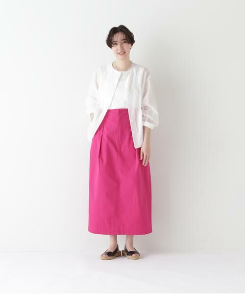 human woman / ヒューマンウーマン テーラードジャケット | ◆シアータフタユーティリティノーカラージャケット | 詳細3