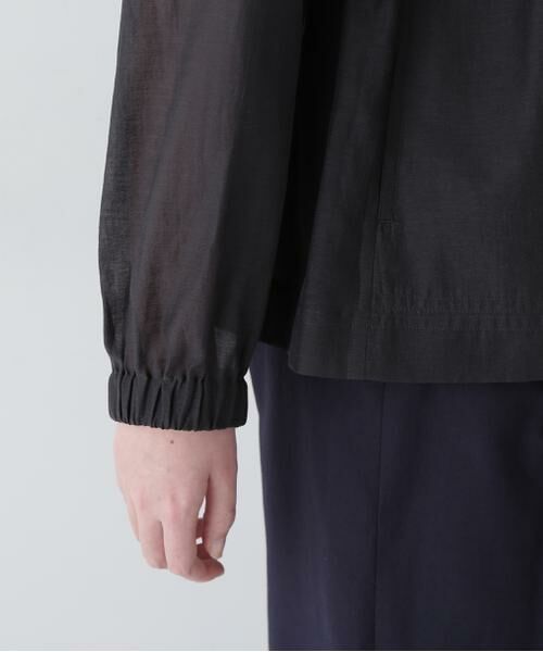 human woman / ヒューマンウーマン テーラードジャケット | ◆シアータフタユーティリティノーカラージャケット | 詳細17
