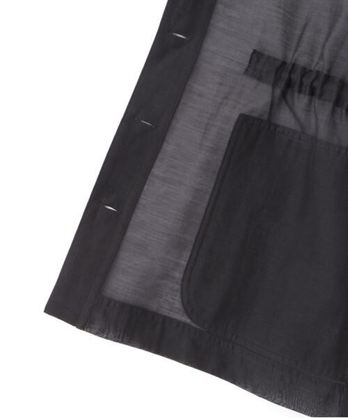 human woman / ヒューマンウーマン テーラードジャケット | ◆シアータフタユーティリティノーカラージャケット | 詳細18