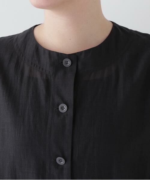 human woman / ヒューマンウーマン テーラードジャケット | ◆シアータフタユーティリティノーカラージャケット | 詳細13