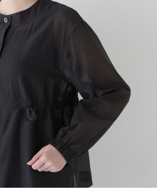 human woman / ヒューマンウーマン テーラードジャケット | ◆シアータフタユーティリティノーカラージャケット | 詳細14