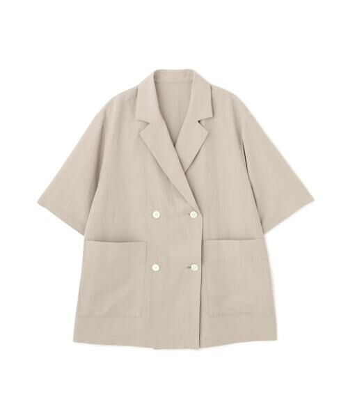 human woman / ヒューマンウーマン テーラードジャケット | ◆Ｒ／Ｃ麻ライトタッサータンブラージャケット | 詳細7