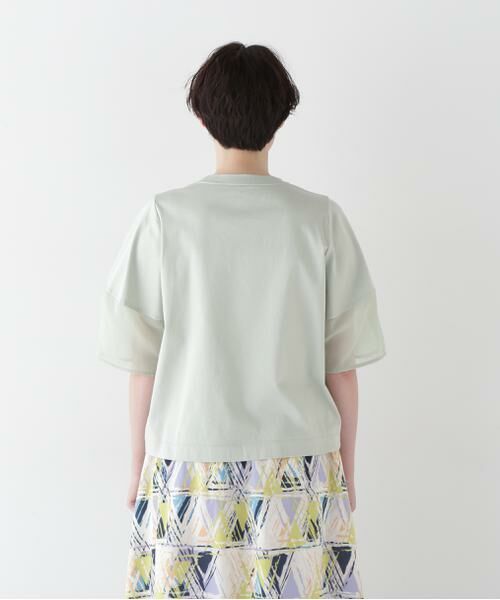 human woman / ヒューマンウーマン カットソー | ◆アードッキングモックネックカットソープルオーバー | 詳細6