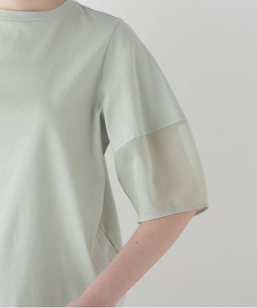 human woman / ヒューマンウーマン カットソー | ◆アードッキングモックネックカットソープルオーバー | 詳細8