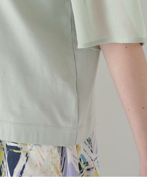 human woman / ヒューマンウーマン カットソー | ◆アードッキングモックネックカットソープルオーバー | 詳細9