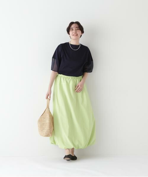 human woman / ヒューマンウーマン カットソー | ◆アードッキングモックネックカットソープルオーバー | 詳細13