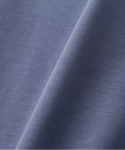 human woman / ヒューマンウーマン カットソー | 【接触冷感】プリーツドッキングカットソープルオーバー | 詳細7