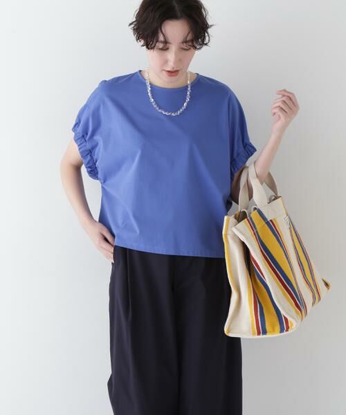 human woman / ヒューマンウーマン カットソー | ◆ハイゲージプレーティング天竺プルオーバー | 詳細3