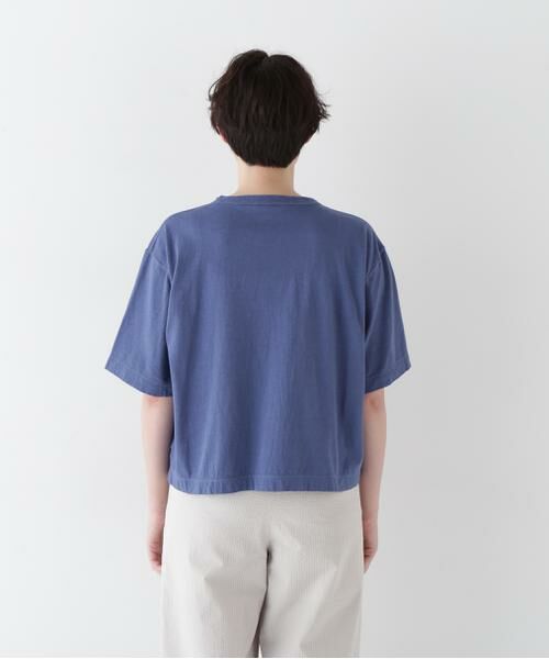 human woman / ヒューマンウーマン カットソー | ◆ラフィ天竺製品染めＴシャツ | 詳細5