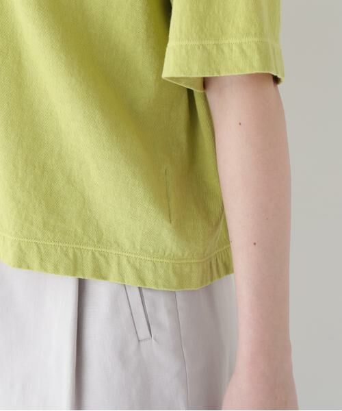 human woman / ヒューマンウーマン カットソー | ◆ラフィ天竺製品染めＴシャツ | 詳細21