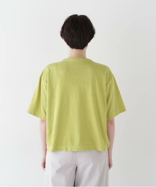 human woman / ヒューマンウーマン カットソー | ◆ラフィ天竺製品染めＴシャツ | 詳細18