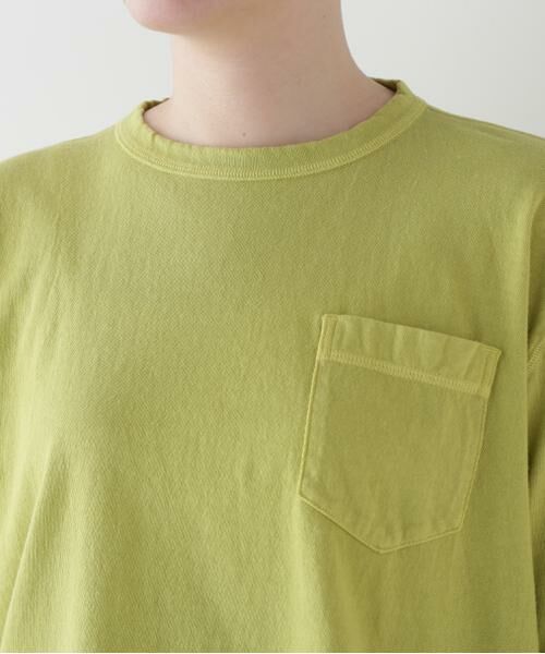 human woman / ヒューマンウーマン カットソー | ◆ラフィ天竺製品染めＴシャツ | 詳細19