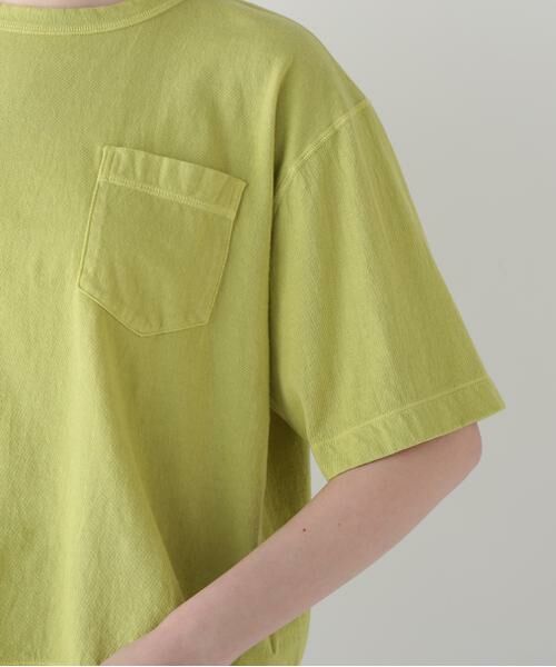 human woman / ヒューマンウーマン カットソー | ◆ラフィ天竺製品染めＴシャツ | 詳細20