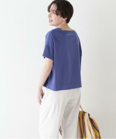 human woman / ヒューマンウーマン カットソー | 【汗ジミ軽減】バック刺繍ロゴプルオーバー