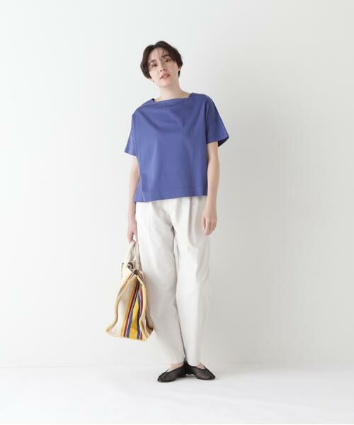 human woman / ヒューマンウーマン カットソー | 【汗ジミ軽減】バック刺繍ロゴプルオーバー | 詳細3