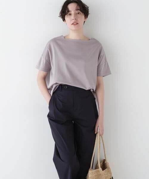 human woman/ヒューマンウーマン ◆機能素材バック刺繍ロゴプルオーバー グレー M human woman/ヒューマンウーマン ◆機能素材バック刺繍ロゴプルオーバー グレー M