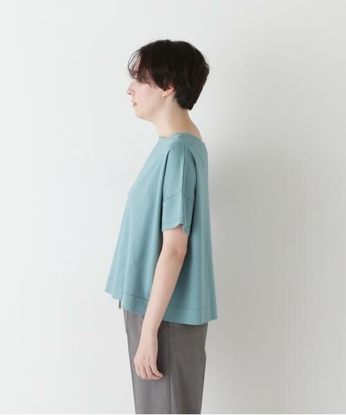 human woman / ヒューマンウーマン カットソー | 【汗ジミ軽減】バック刺繍ロゴプルオーバー | 詳細17