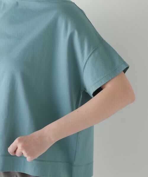 human woman / ヒューマンウーマン カットソー | 【汗ジミ軽減】バック刺繍ロゴプルオーバー | 詳細20