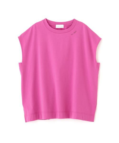 human woman / ヒューマンウーマン カットソー | ◆ミニ裏毛刺繍ロゴプルオーバー | 詳細1