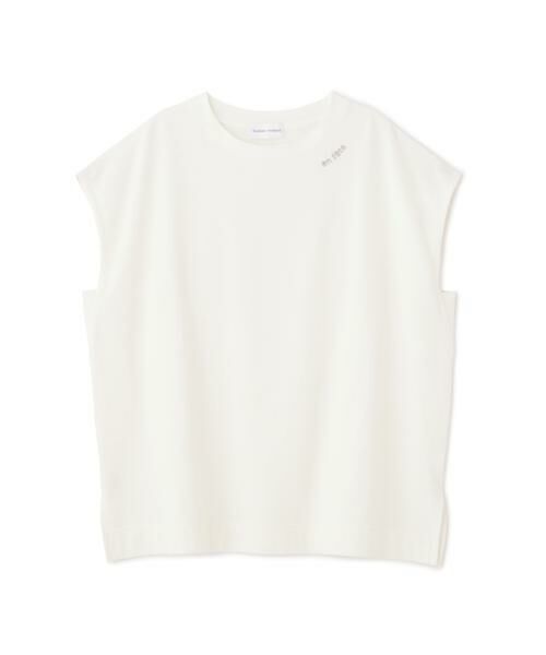 human woman / ヒューマンウーマン カットソー | ◆ミニ裏毛刺繍ロゴプルオーバー | 詳細8