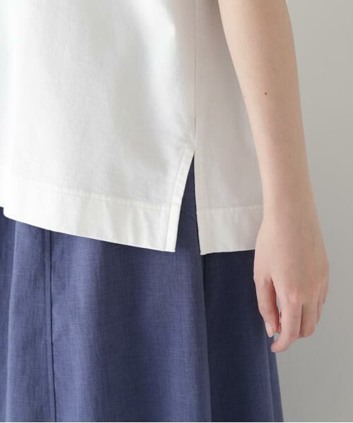 human woman / ヒューマンウーマン カットソー | ◆ミニ裏毛刺繍ロゴプルオーバー | 詳細16