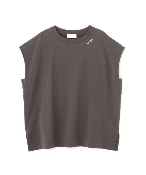 human woman / ヒューマンウーマン カットソー | ◆ミニ裏毛刺繍ロゴプルオーバー | 詳細18