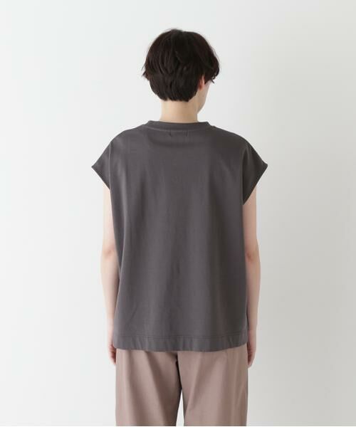 human woman / ヒューマンウーマン カットソー | ◆ミニ裏毛刺繍ロゴプルオーバー | 詳細22