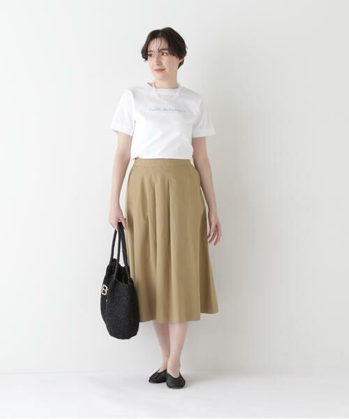 human woman / ヒューマンウーマン カットソー | ◆天竺ロゴＴシャツ | 詳細7