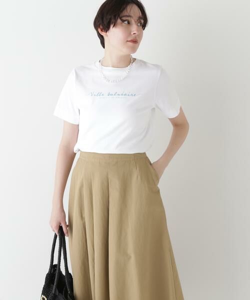 human woman/ヒューマンウーマン ◆天竺ロゴTシャツ ホワイト M human woman/ヒューマンウーマン ◆天竺ロゴTシャツ ホワイト M