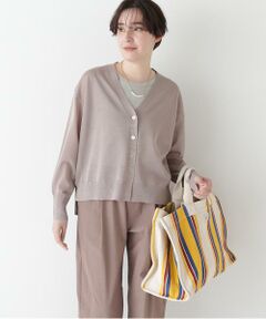 human woman / ヒューマンウーマン ニット・セーター | 【ウォッシャブル】シアーハイゲージ長袖カーディガン