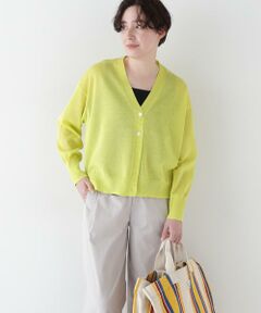 human woman / ヒューマンウーマン ニット・セーター | 【ウォッシャブル】シアーハイゲージ長袖カーディガン