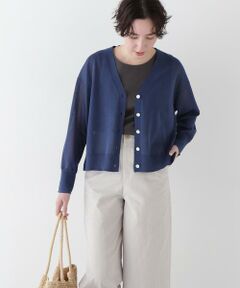 human woman / ヒューマンウーマン ニット・セーター | 【ウォッシャブル】シアーハイゲージ長袖カーディガン